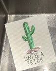 Don't Be A Prick Bio-degradable Cellulose Dishcloth Set of 2