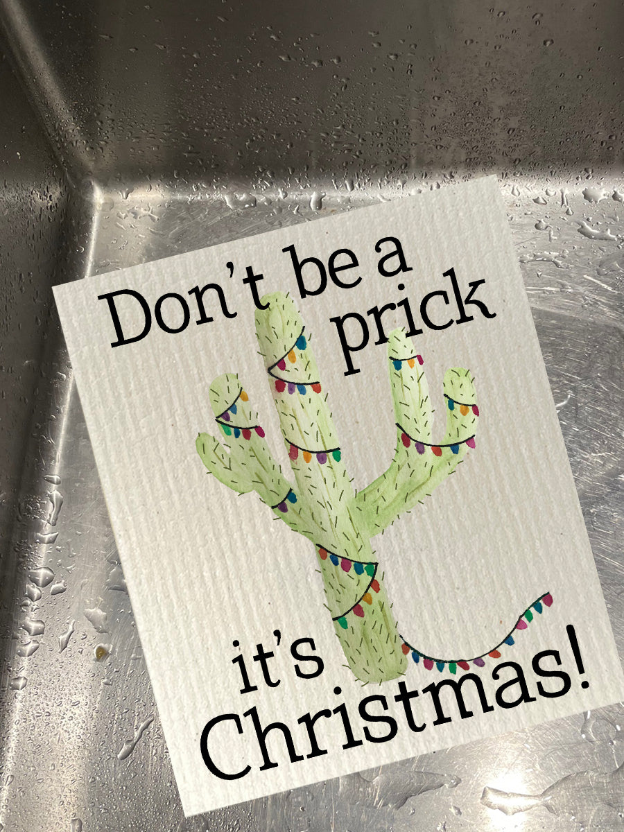 Don't Be A Prick Dishcloth Set
