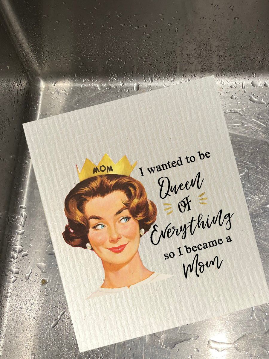 Queen Of Everything Dishcloth Set