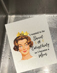 Queen Of Everything Bio-degradable Cellulose Dishcloth Set of 2