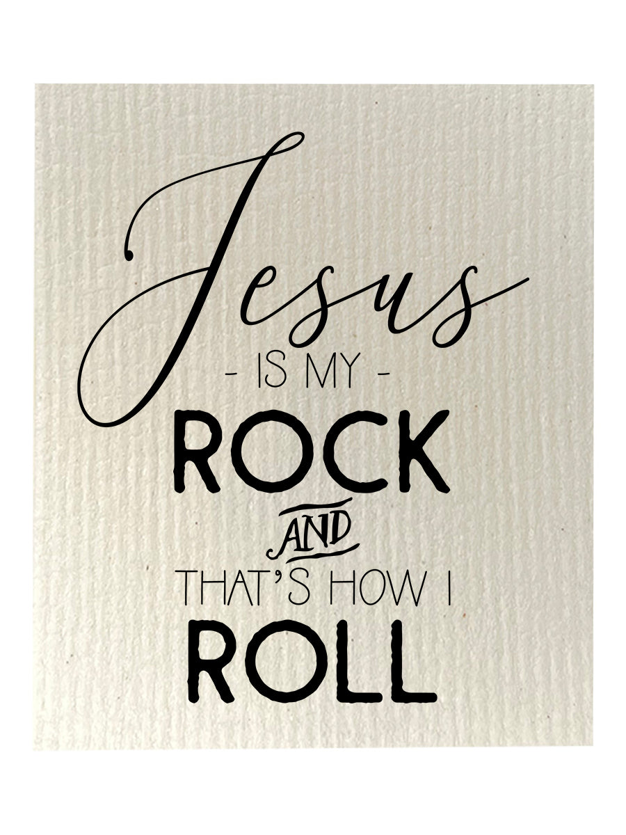 Jesus Is My Rock Dishcloth Set