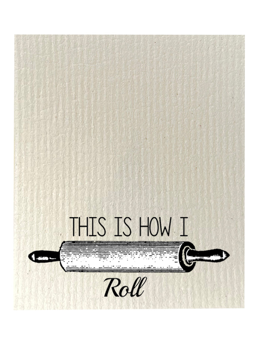 How I Roll Bio-degradable Cellulose Dishcloth Set of 2