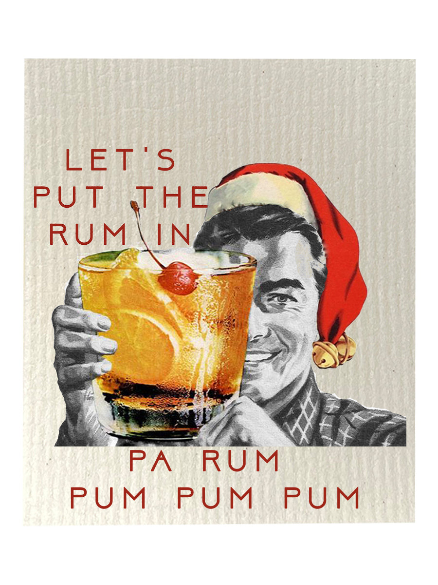 Put The Rum In Dishcloth Set