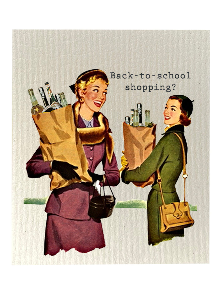 Back To School Dishcloth Set