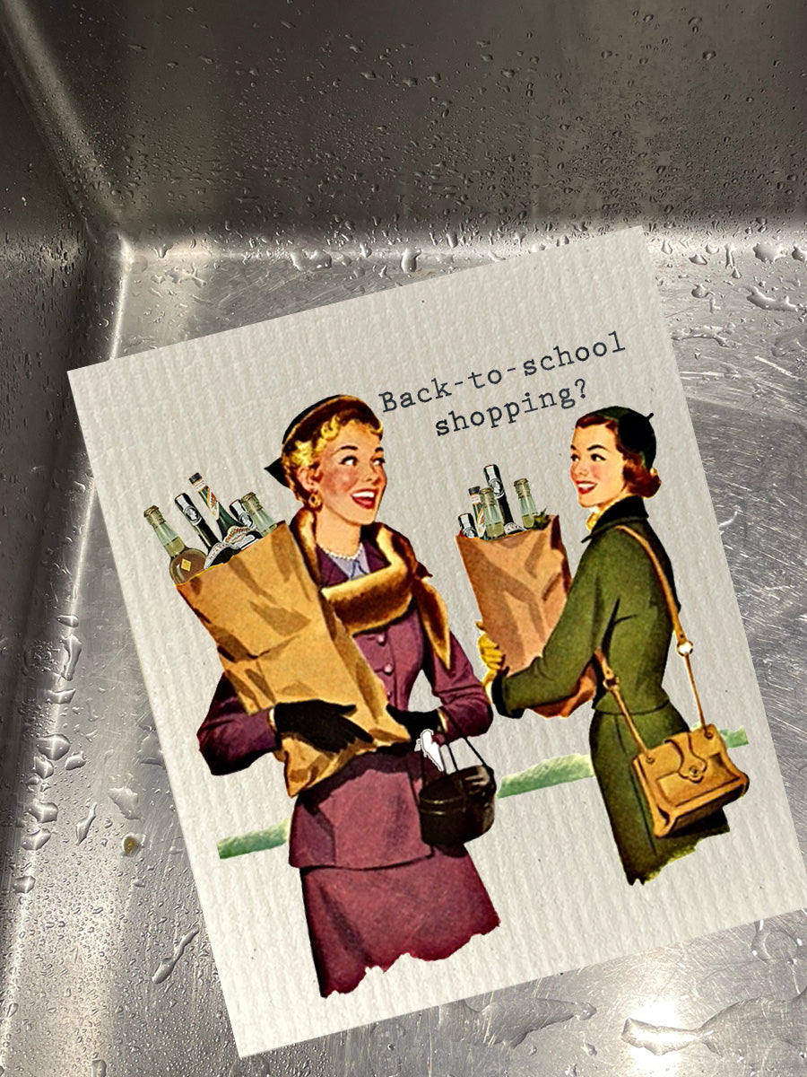 Back To School Dishcloth Set