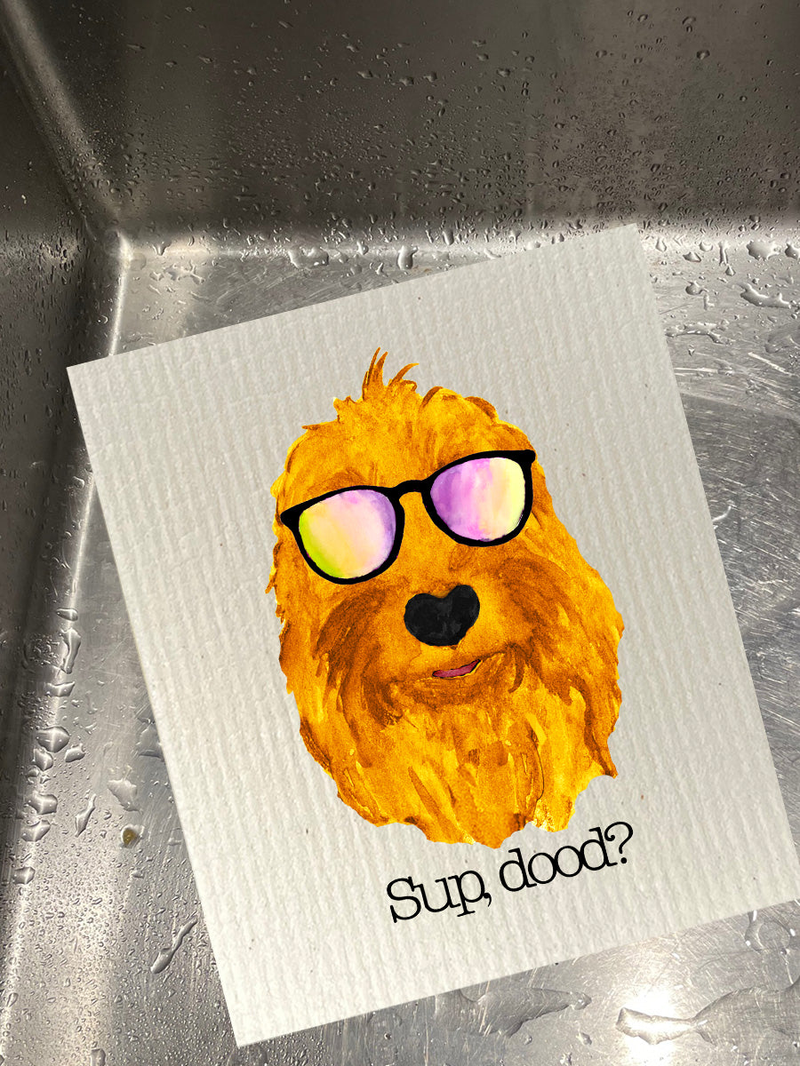 Sup Dood Golden Dishcloth Set
