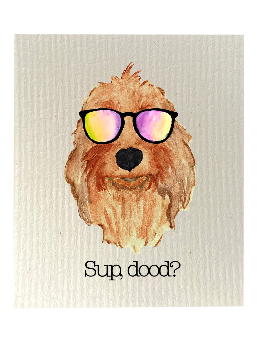 Sup Dood Red Dishcloth Set