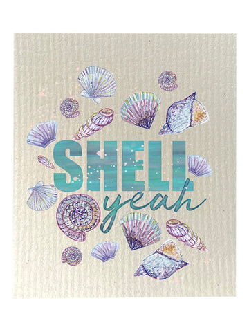 Shell Yeah Bio-degradable Cellulose Dishcloth Set of 2