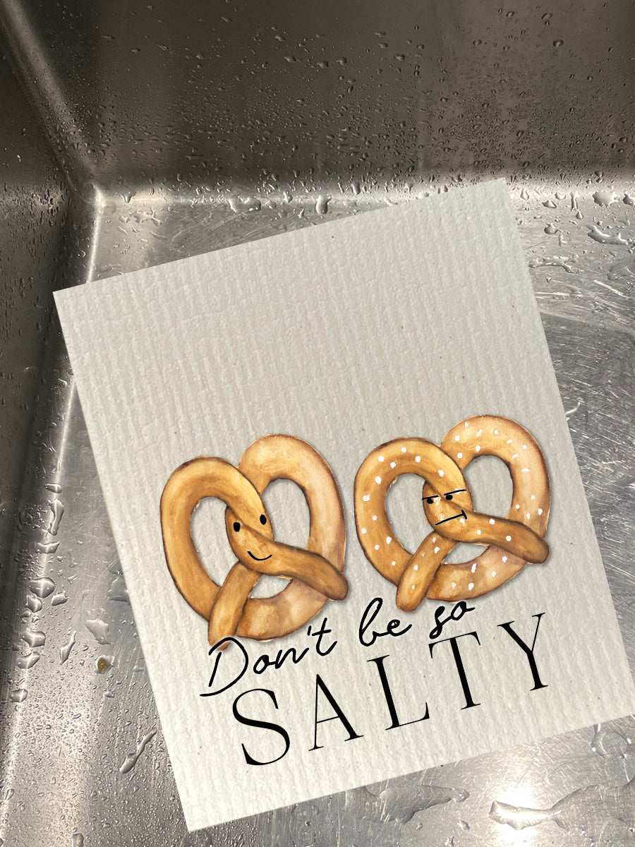 Don't Be So Salty Dishcloth Set
