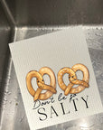 Don't Be So Salty Bio-degradable Cellulose Dishcloth Set of 2
