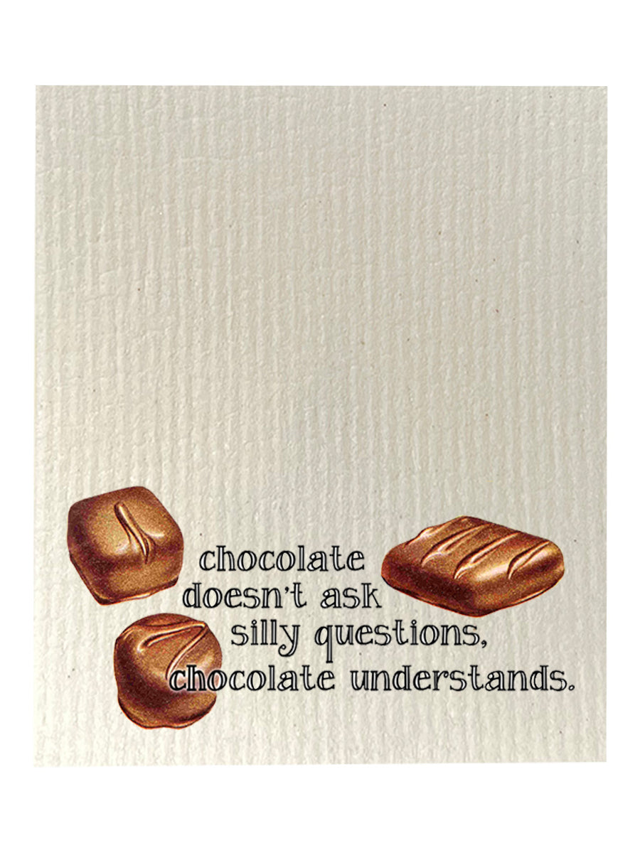 Chocolate Doesn't Ask Dishcloth Set