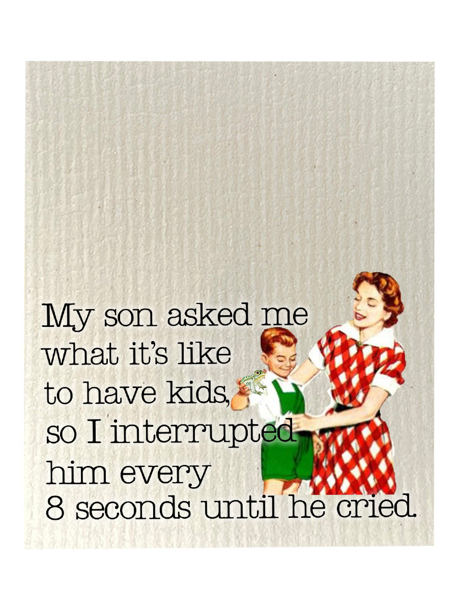 My Son Dishcloth Set