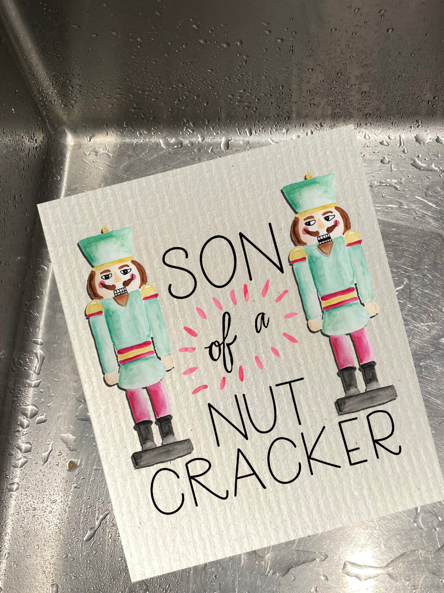 Son Of A Nutcracker Dishcloth Set