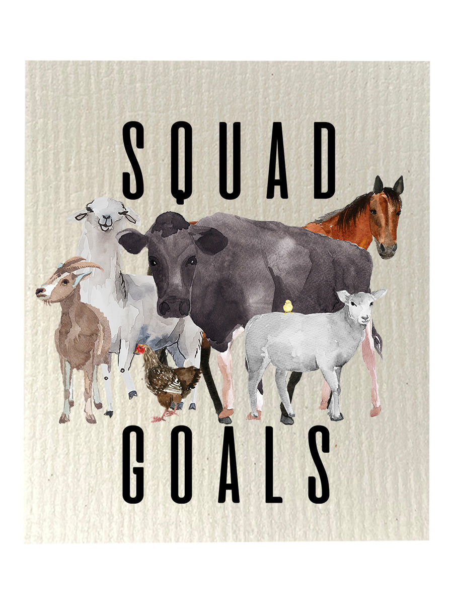 Squad Goals Dishcloth Set