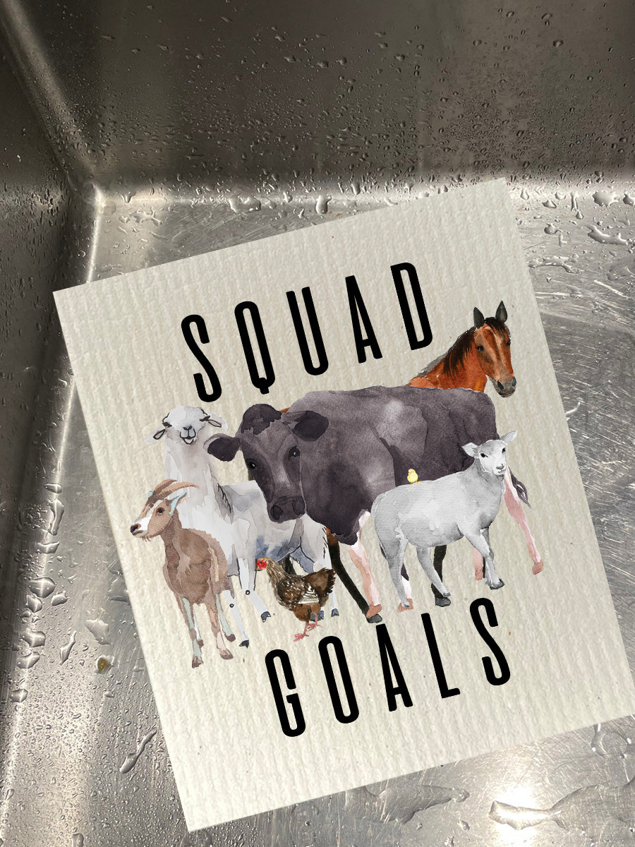 Squad Goals Dishcloth Set