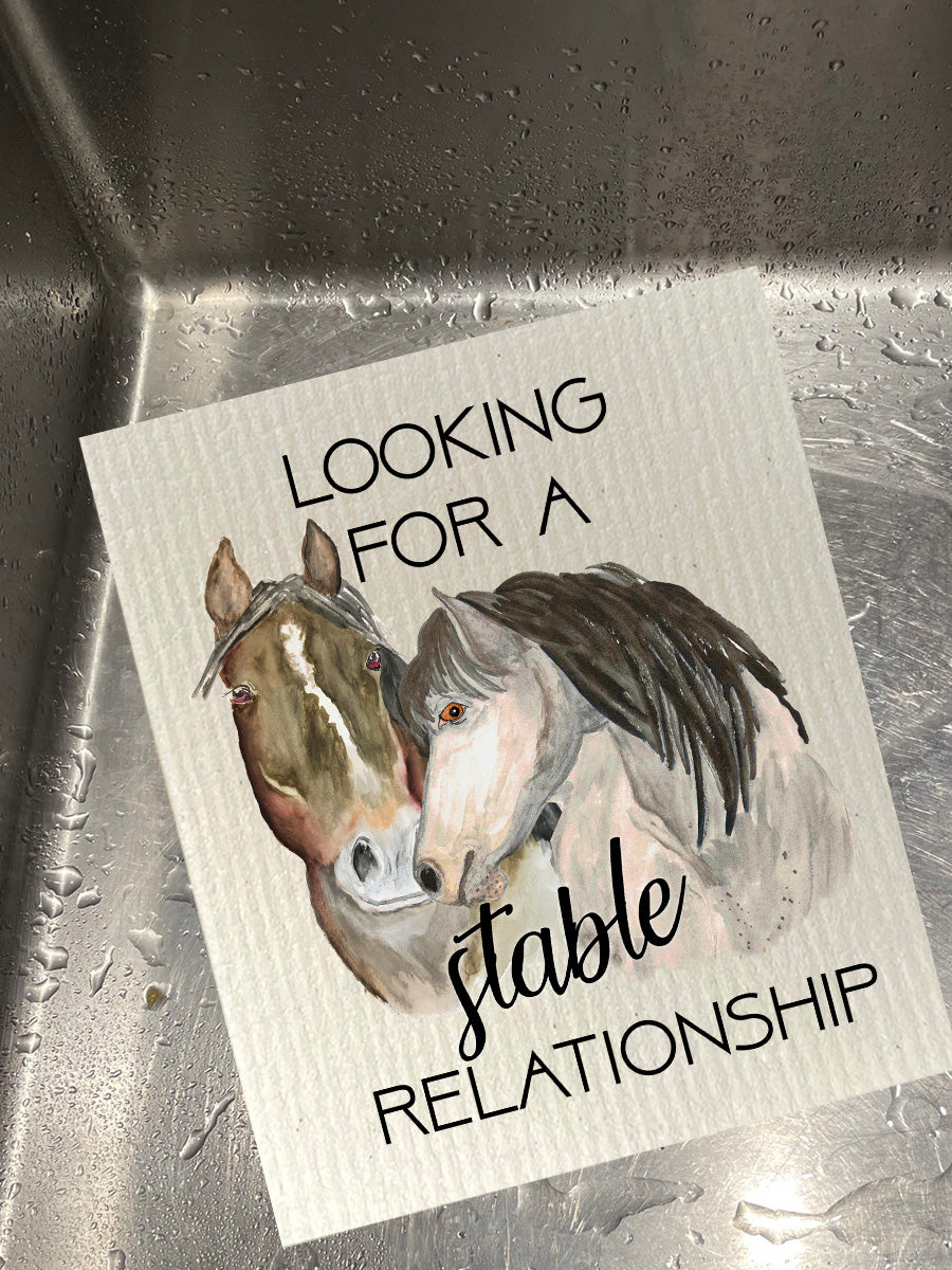 Stable Relationship Dishcloth Set