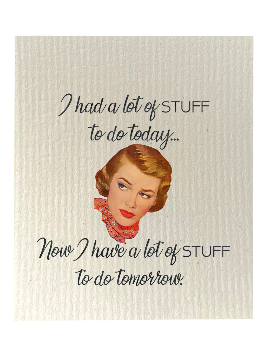 Stuff To Do Dishcloth Set