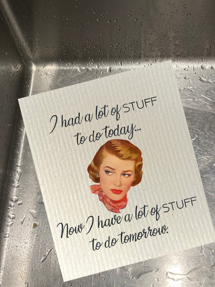 Stuff To Do Dishcloth Set