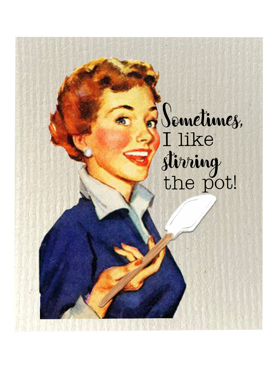 Stirring The Pot Dishcloth Set