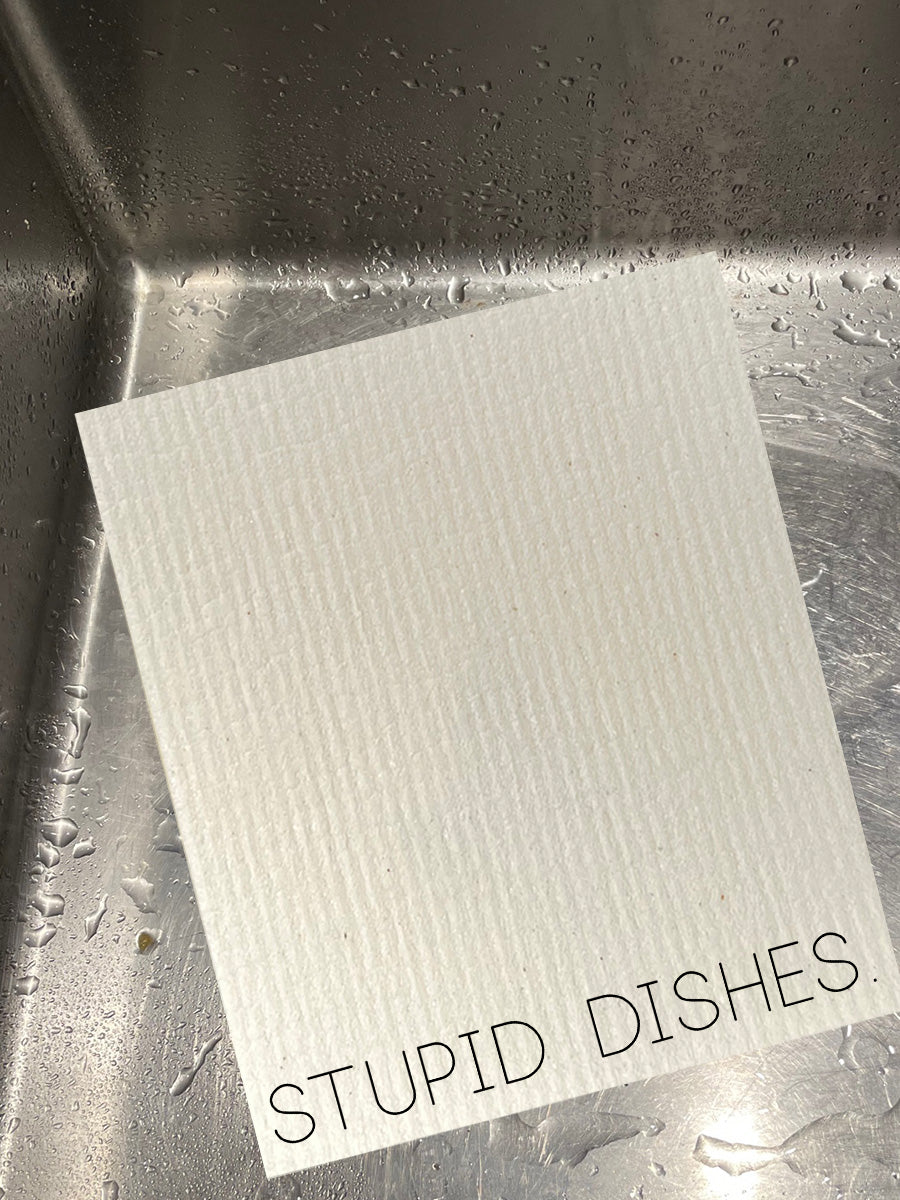 Stupid Dishes Dishcloth Set