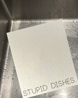 Stupid Dishes Bio-degradable Cellulose Dishcloth Set of 2