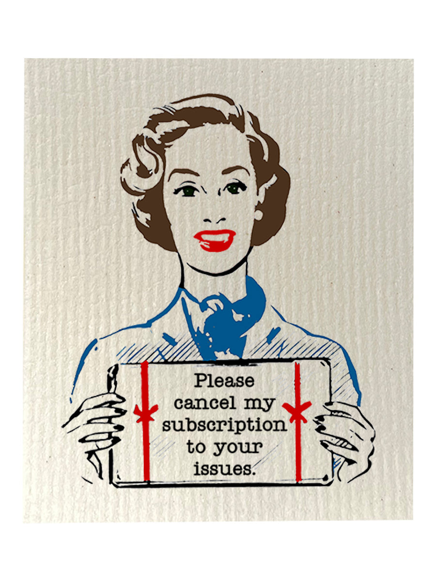 Cancel My Subscription Dishcloth Set