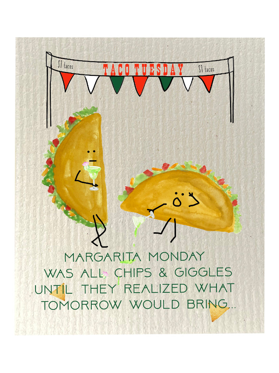 Taco Tuesday Dishcloth Set
