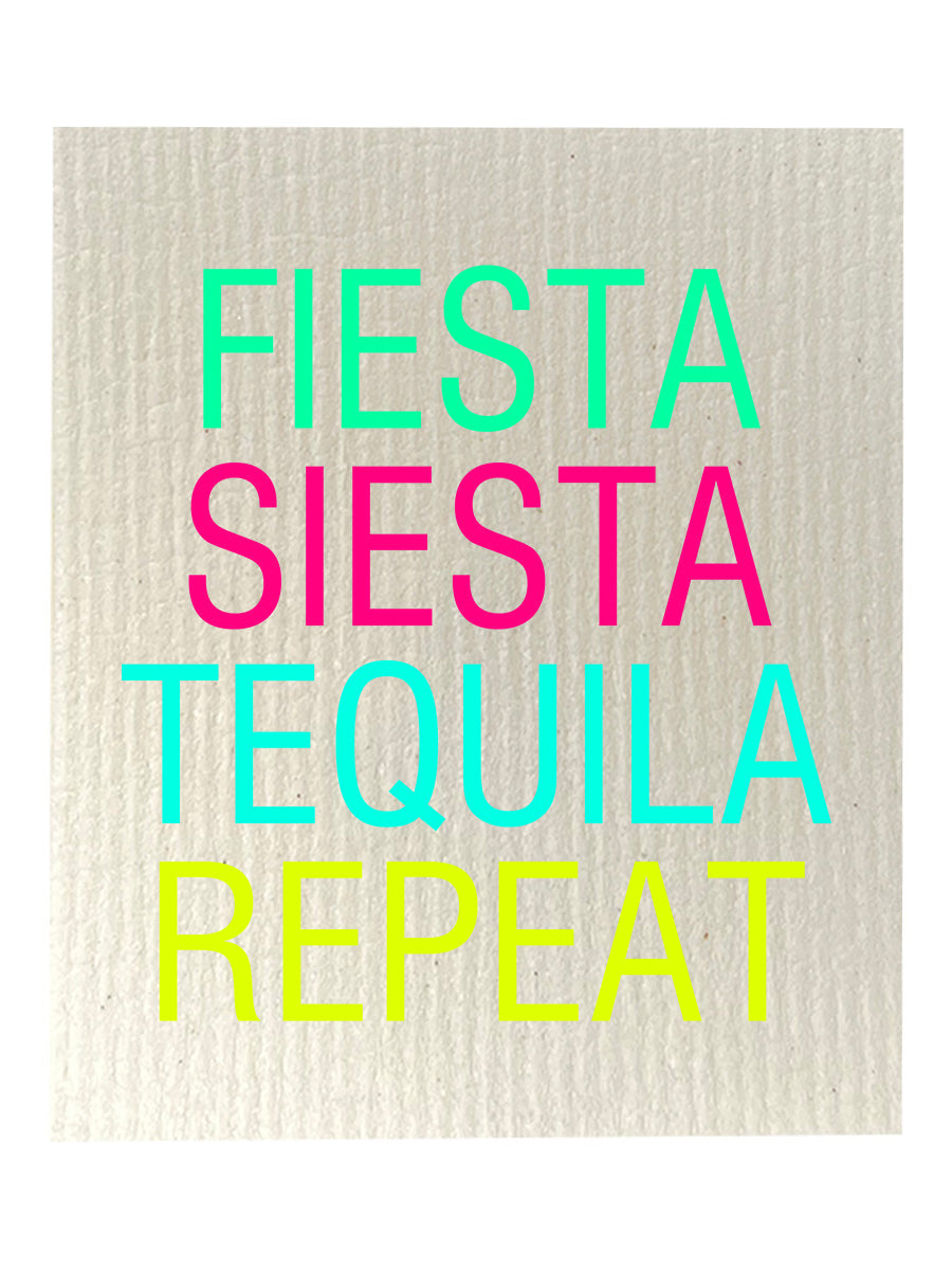 Fiesta Siesta Tequila Dishcloth Set