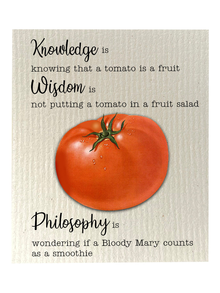 Tomato is a Fruit Dishcloth Set