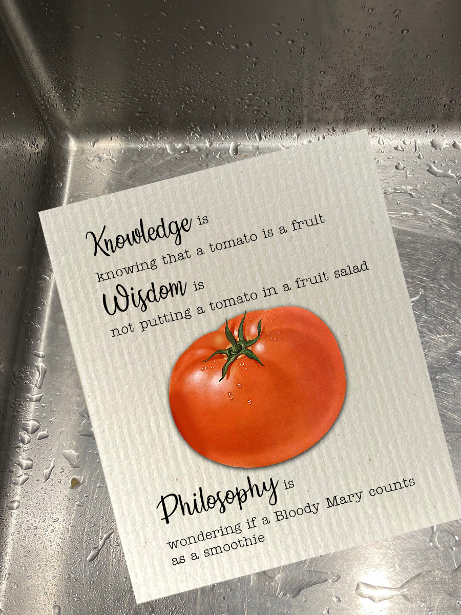 Tomato is a Fruit Dishcloth Set