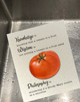 Tomato is a Fruit Bio-degradable Cellulose Dishcloth Set of 2