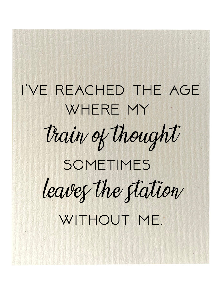 Train Of Thought Dishcloth Set