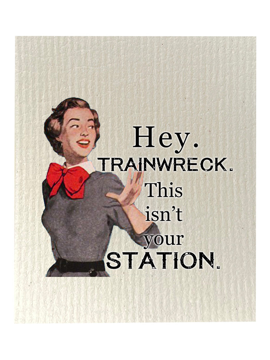 Trainwreck Dishcloth Set
