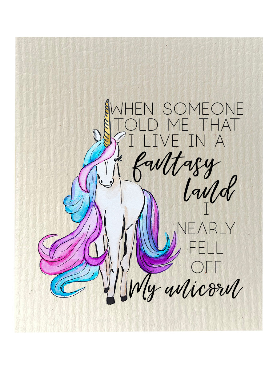 Fell Off My Unicorn Dishcloth Set