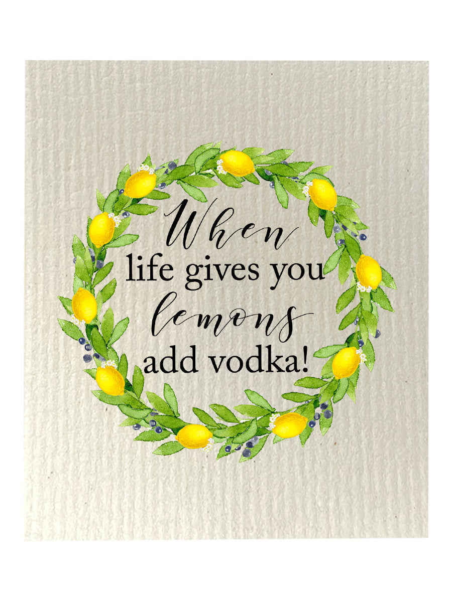 Add Vodka Bio-degradable Dishcloth Set