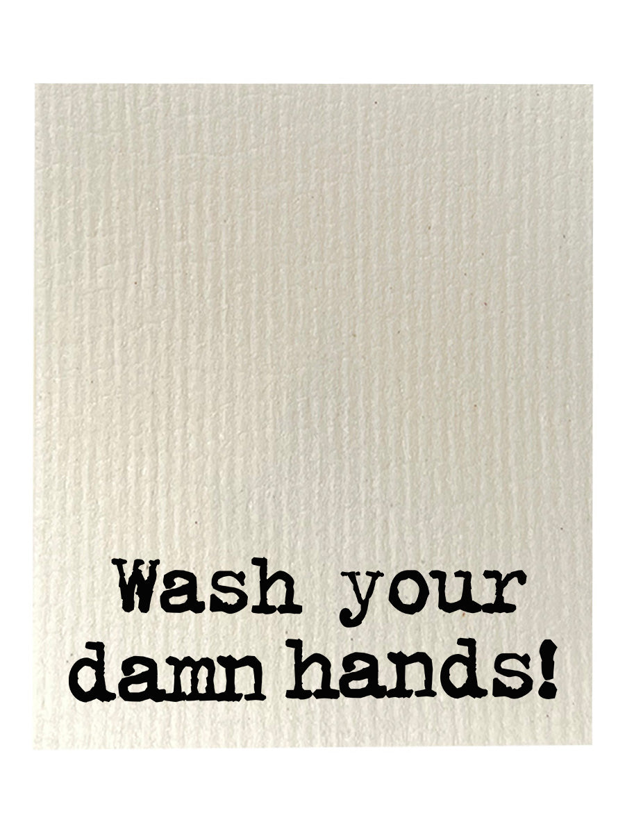 Wash Your Damn Hands Dishcloth Set