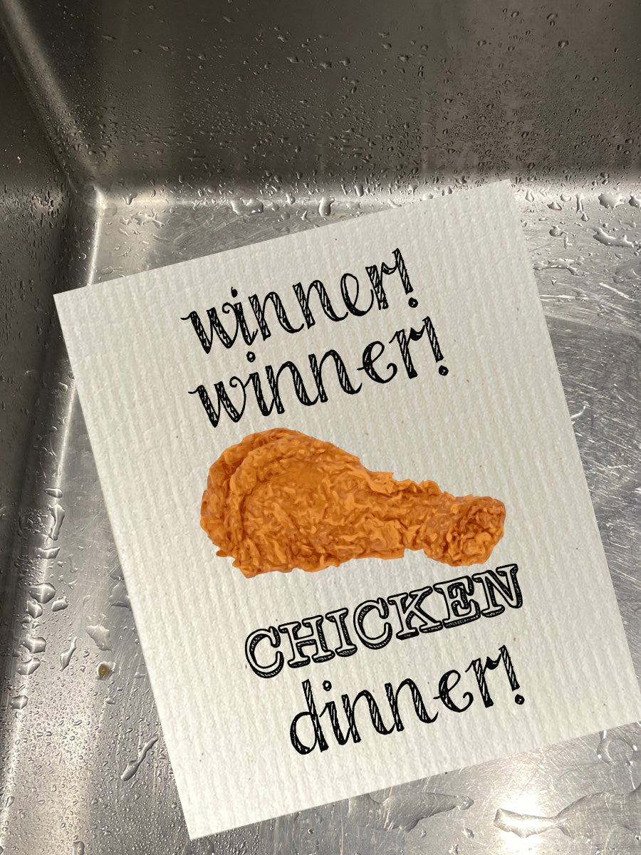 Winner Winner Chicken Dinner Dishcloth Set