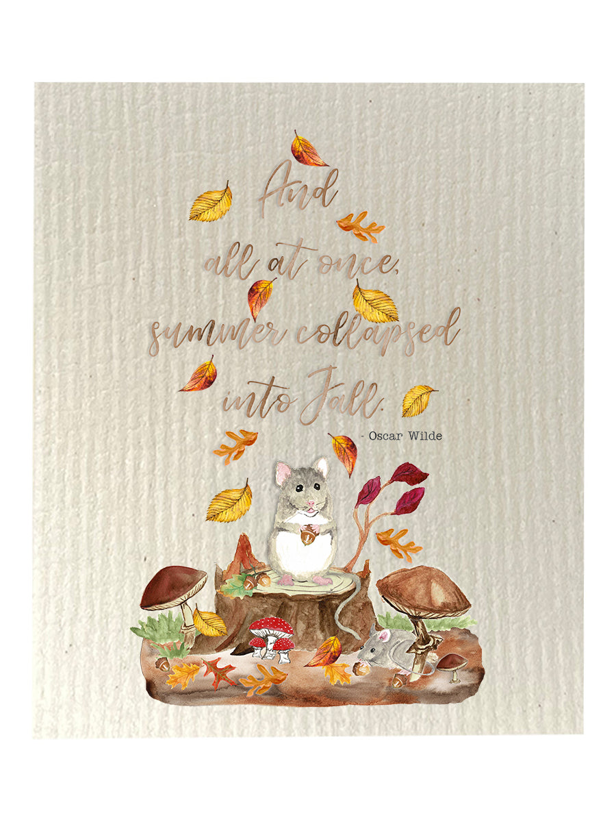 Woodland Mice Dishcloth Set