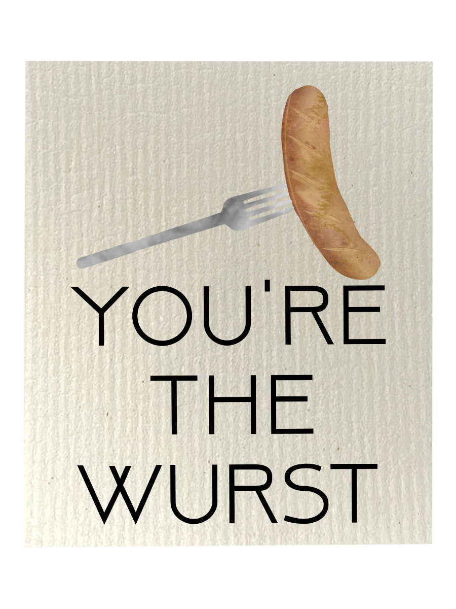 You're The Wurst Dishcloth Set