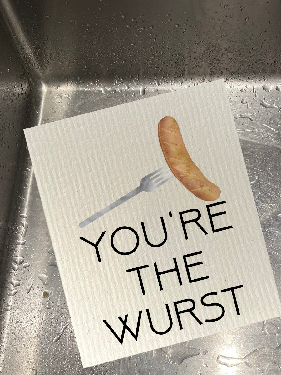 You're The Wurst Dishcloth Set