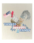 Yankee Cock a Doodle Dandy -  Bio-degradable Cellulose Dishcloth Set of 2