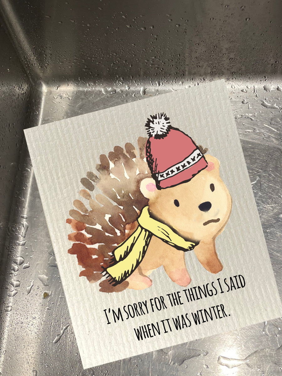 Things I Said Winter Dishcloth Set