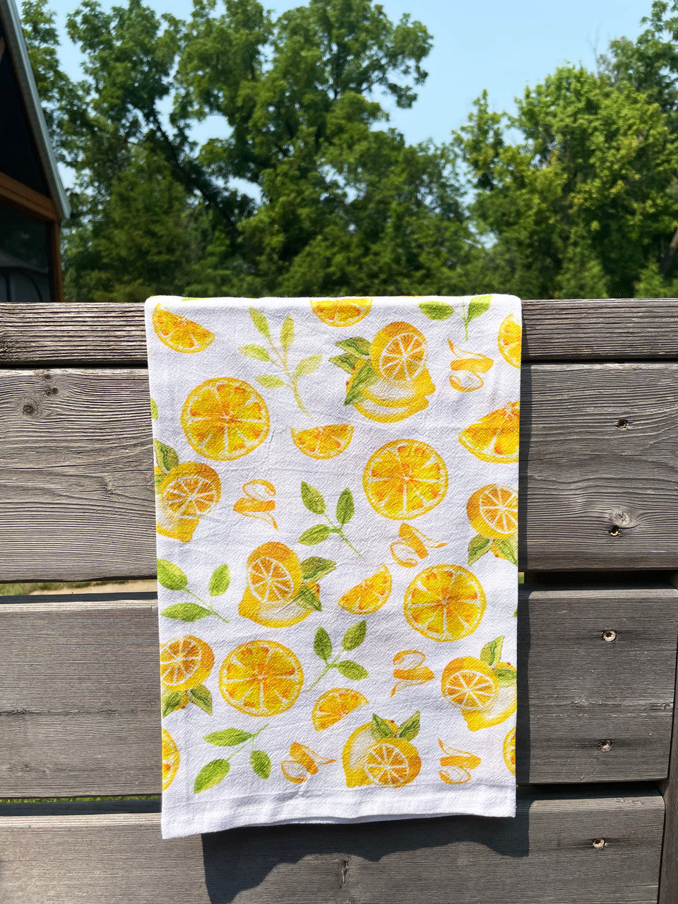 Lemon Collage Kitchen Towel