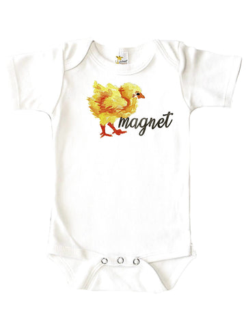 Chick Magnet Baby Onesie
