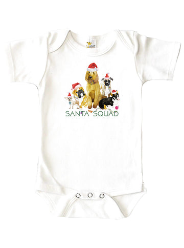 Santa Squad Baby Onesie