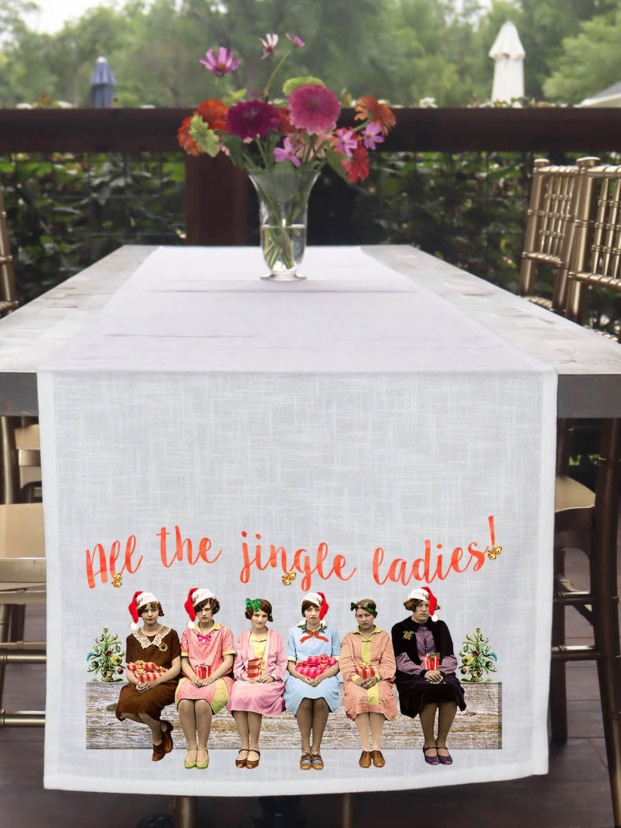 All the Jingle Ladies Table Runner