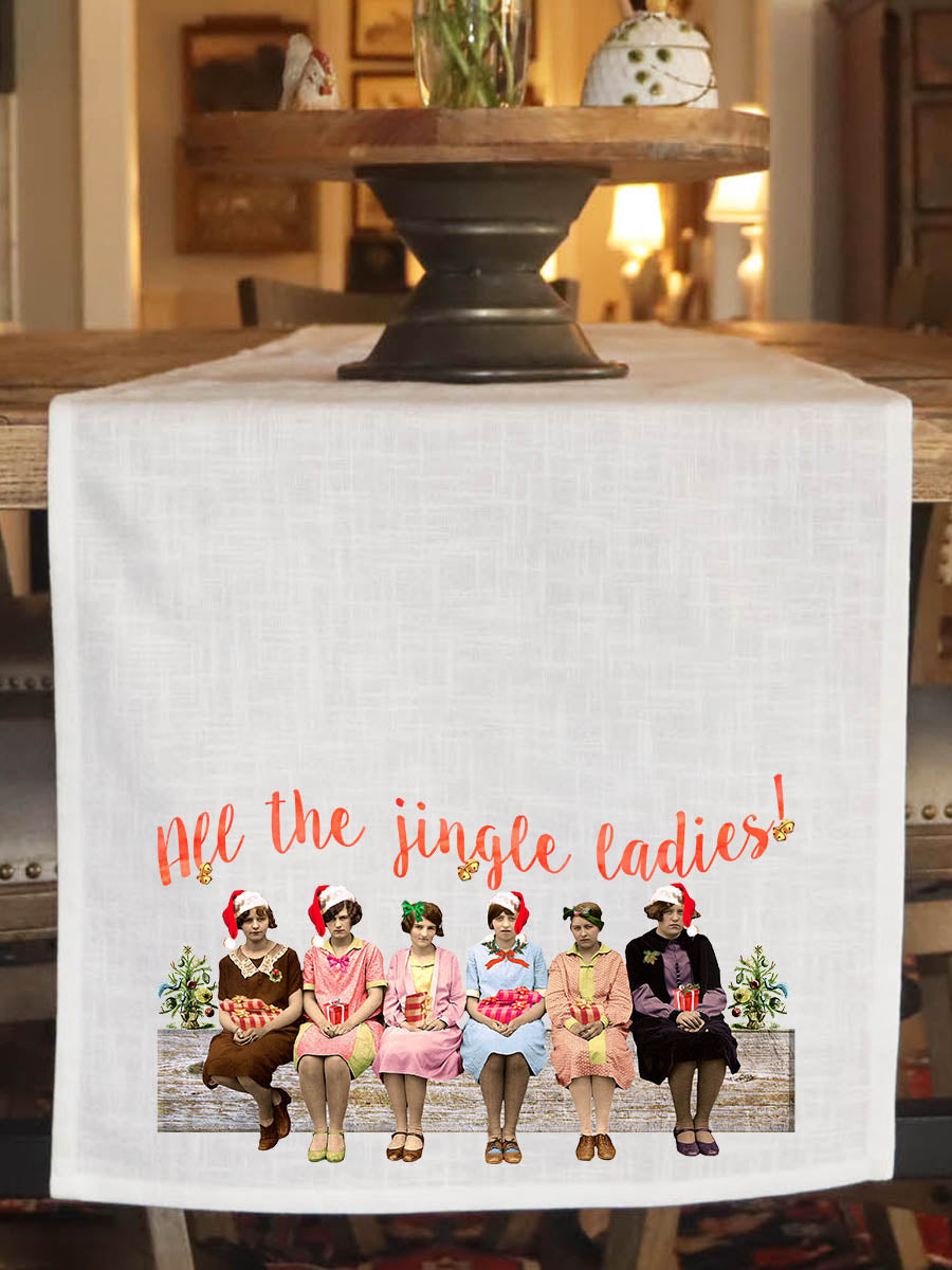All the Jingle Ladies Table Runner