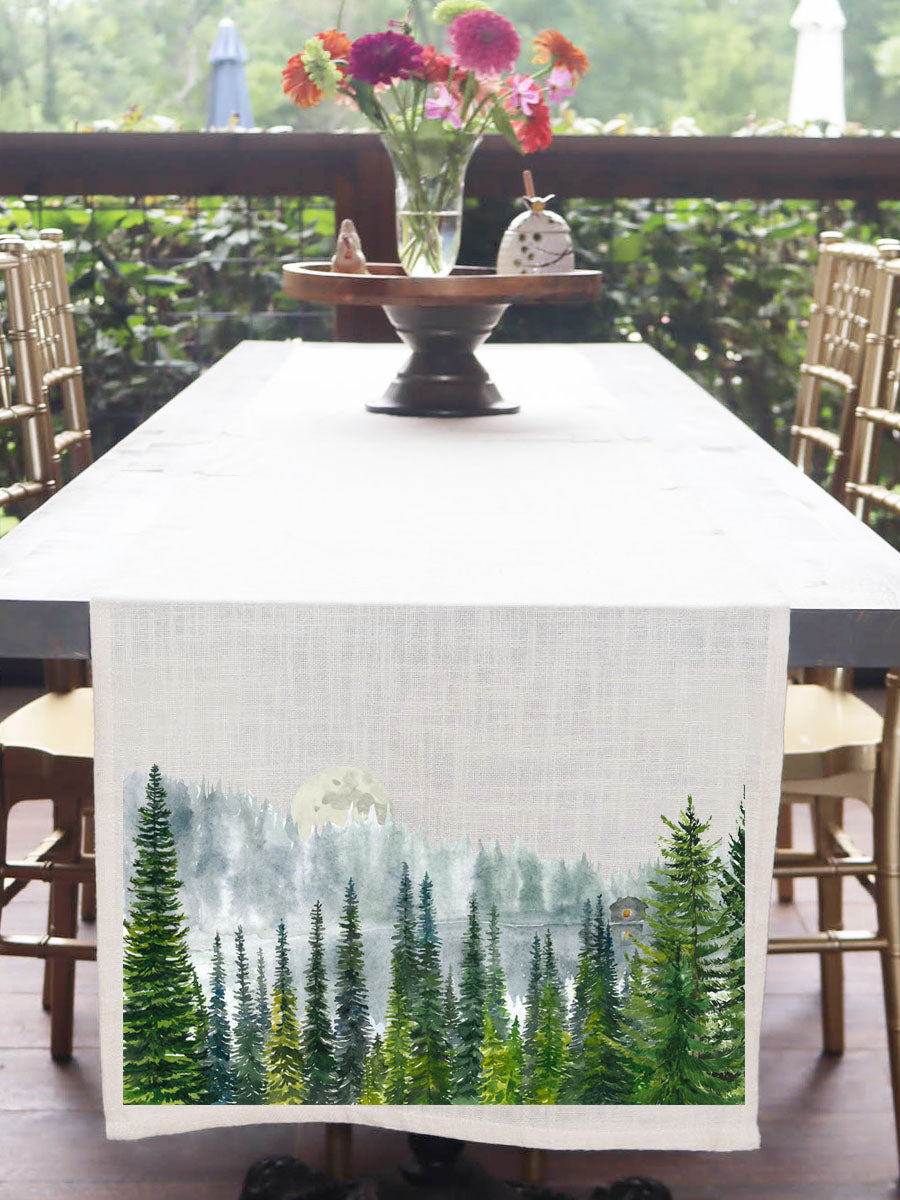 Cabin in the Woods Table Runner