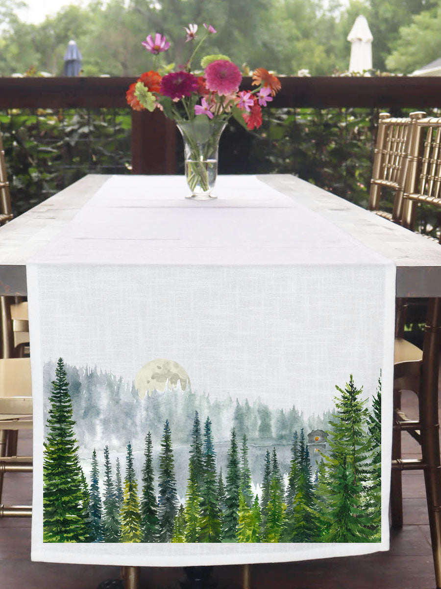 Cabin in the Woods Table Runner