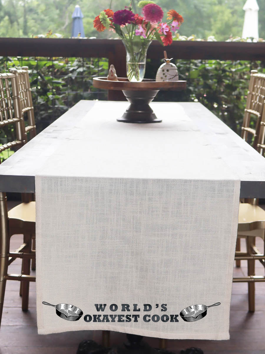 World's Okayest Cook Table Runner
